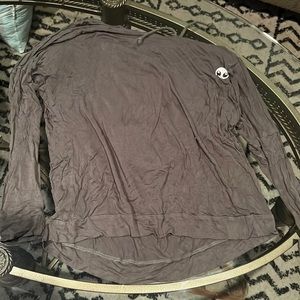 Green hooded long sleeve